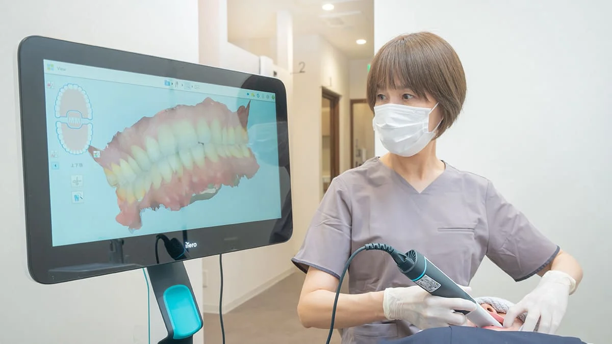 iTero Luminaによる精密診断とシミュレーション